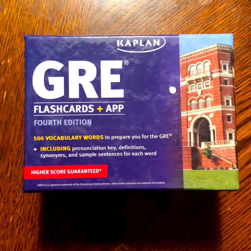 Kaplan GRE Flashcards